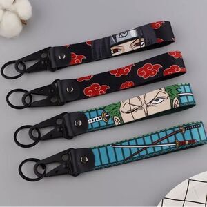 ANIME Key Tag Keychain Landyard For Car Keys